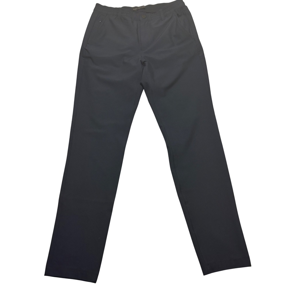 Marc New York Mens Navy Blue Performance Tech Pants 32x34 CMMNYB-214 Stretch